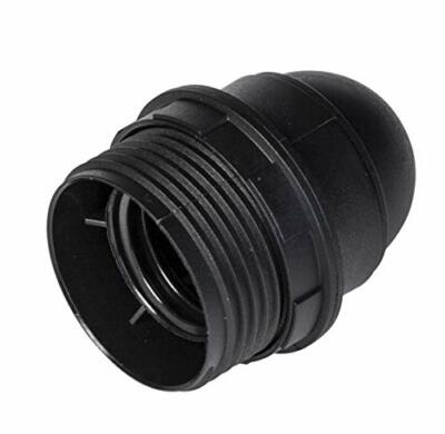 Portalampada E27 Fil. + Ghiera Nera SF.484 - Polypool Portalampada E27 Fil. + Ghiera Nera SF.484 - Polypool